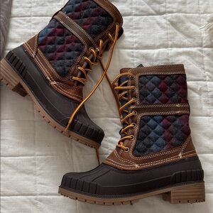 Meghan Markle Duchess of Sussex rare kamik winter boots sienna dark brown 7